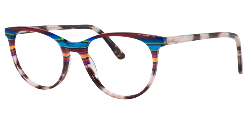 Oval Floral Glasses | Zeelool Eyeglass Frames2
