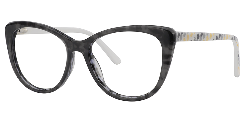 Cateye Black & White  Glasses | Zeelool Eyeglass Frames2