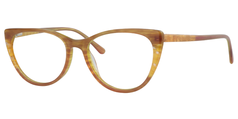 Oval Light Brown Glasses | Zeelool Eyeglass Frames2