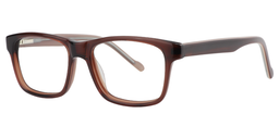 Sabina Rectangle Brown Glasses2