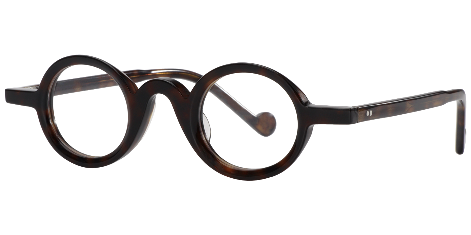 Aaron Round Tortoise Glasses | Zeelool Eyeglass Frames2