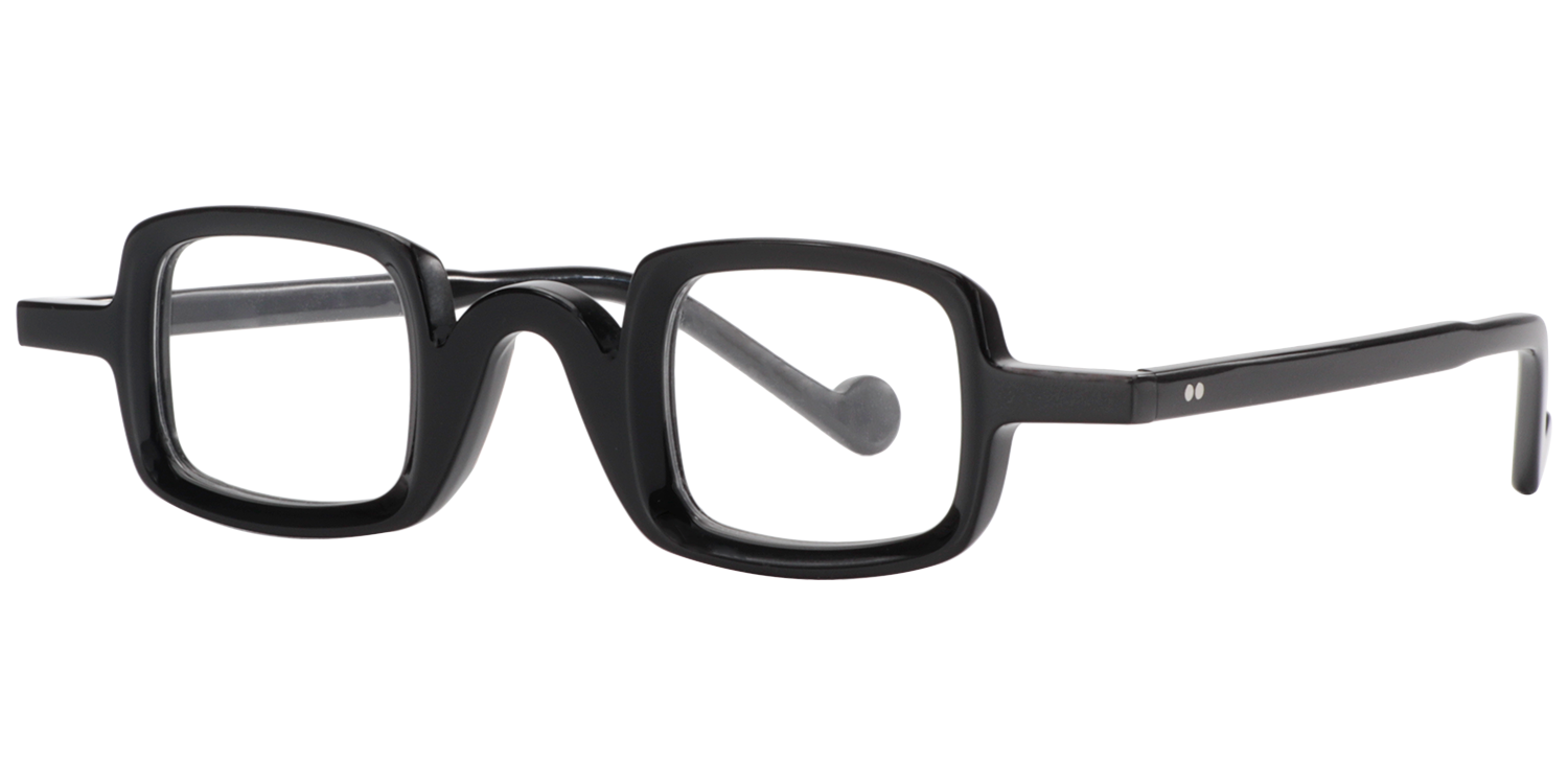 Sheila Square Black Glasses | Zeelool Eyeglass Frames2