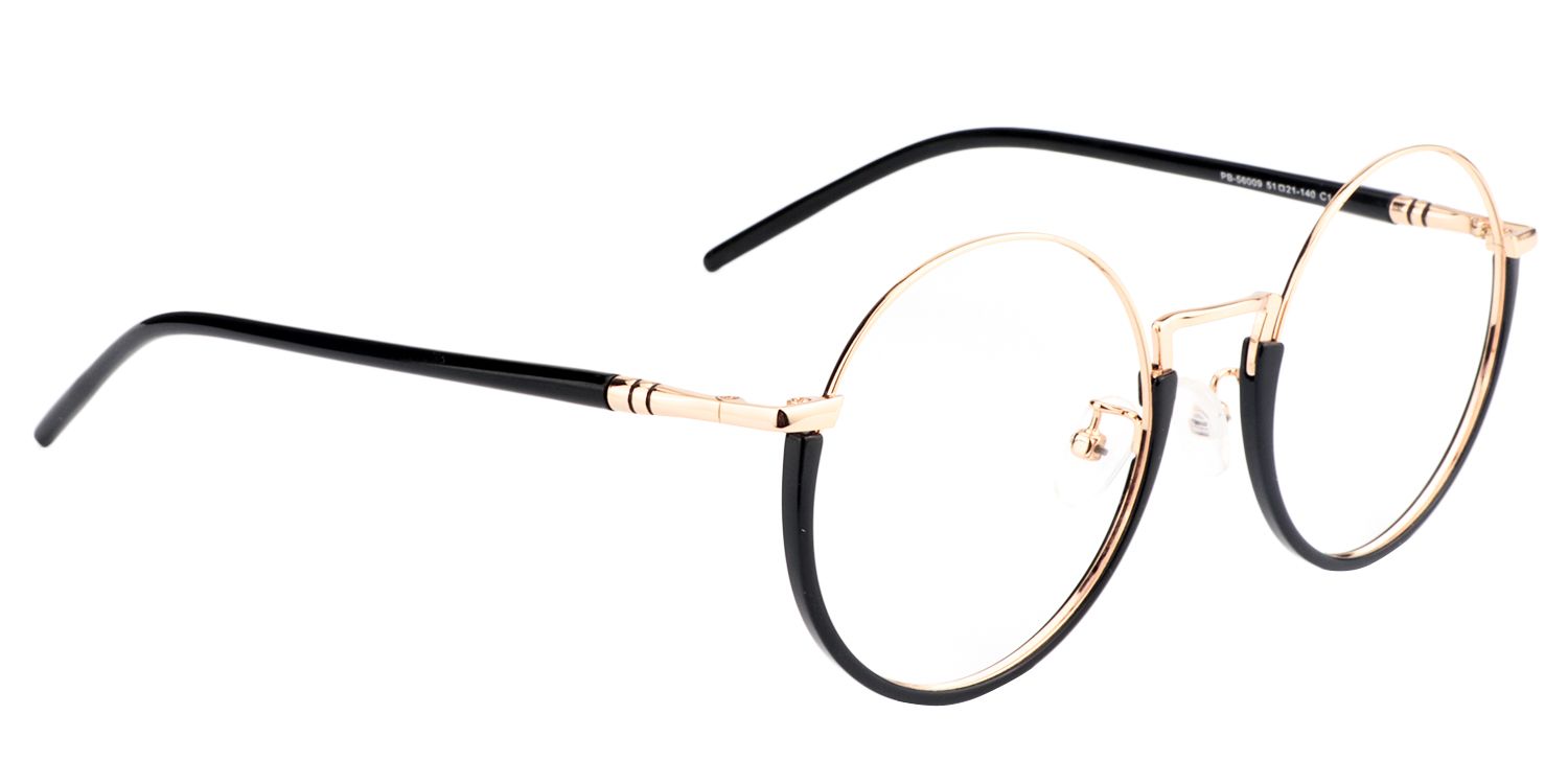 Round Black Glasses | Zeelool Glasses2