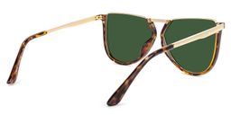 Noor Geometric Tortoise Sunglasses4