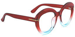 Camilla Cateye Red Glasses3