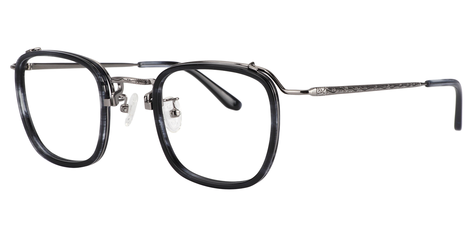 Square Black Glasses | Zeelool Glasses3