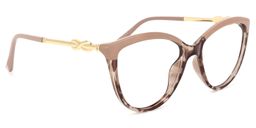 Omari Cateye Cameo-Brown Glasses2