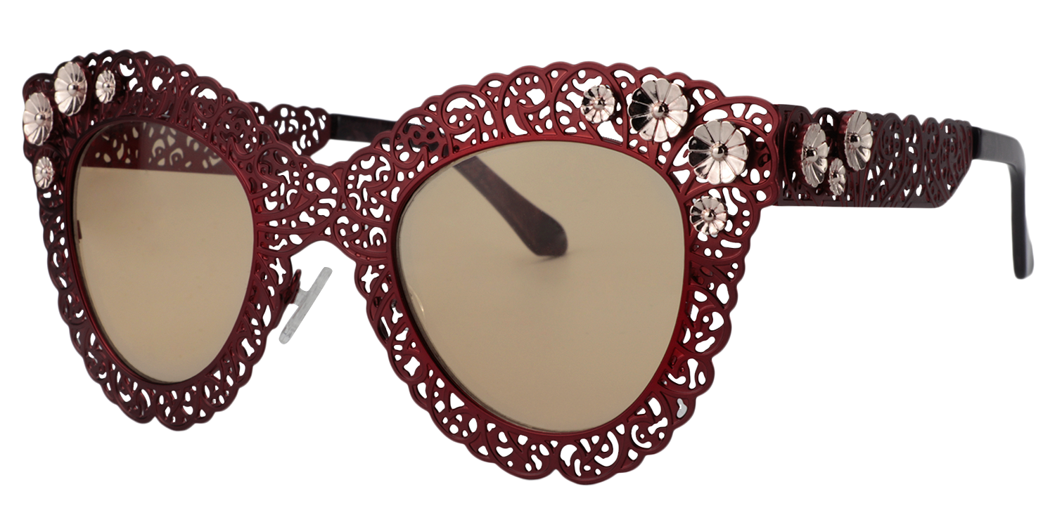 Cat-eye Red Sunglasses | Zeelool Sunglasses2