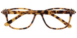 Jenna Rectangle Tortoise Glasses4