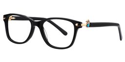 Jenna Rectangle Black Glasses2