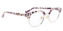 Lillian Round Pink Floral Glasses3