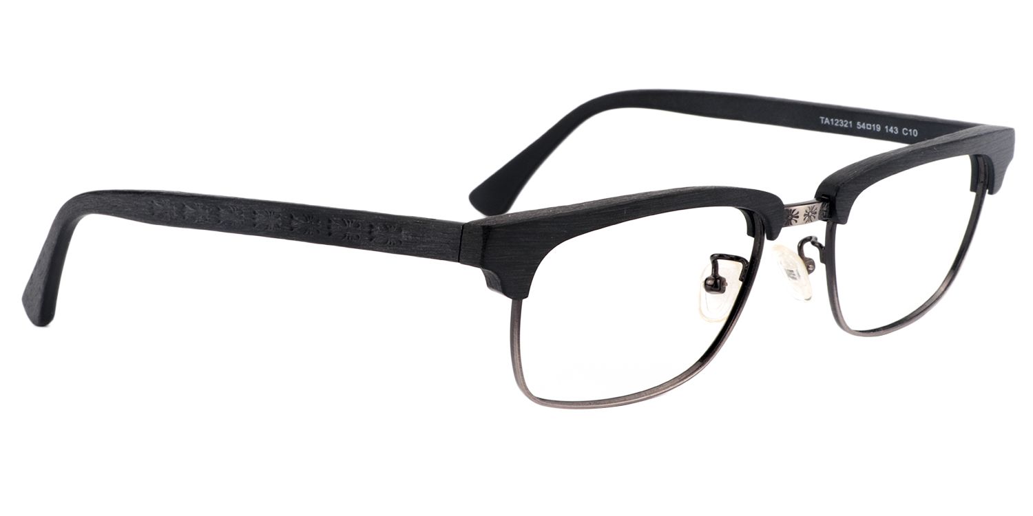 Browline Black Glasses | Zeelool Glasses2