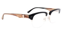 Blake Browline Black Glasses3