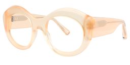 Harley Cat eye Beige Glasses3