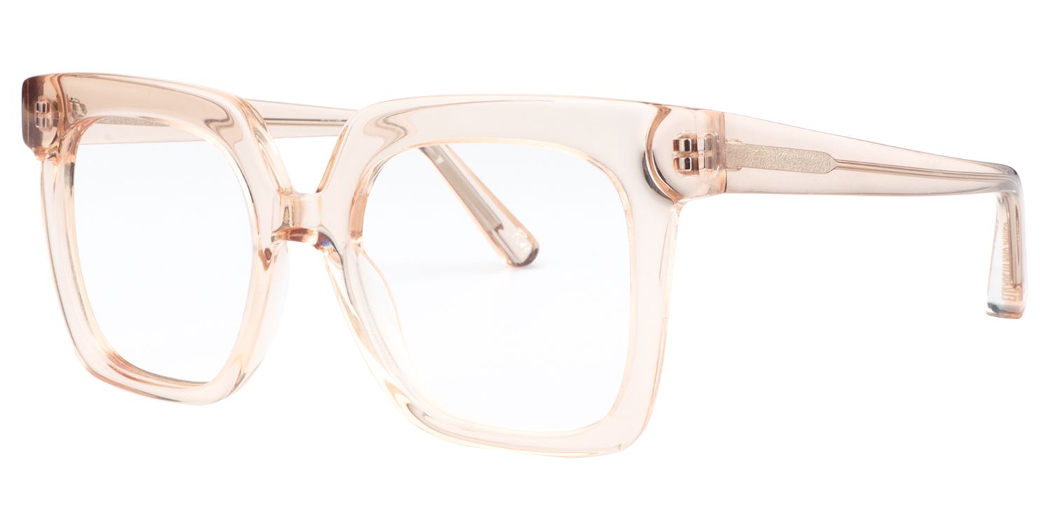Square Beige Glasses | Zeelool Glasses2