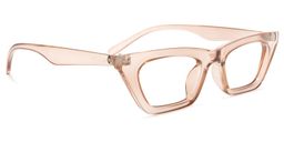 Priya Cateye Beige Glasses2