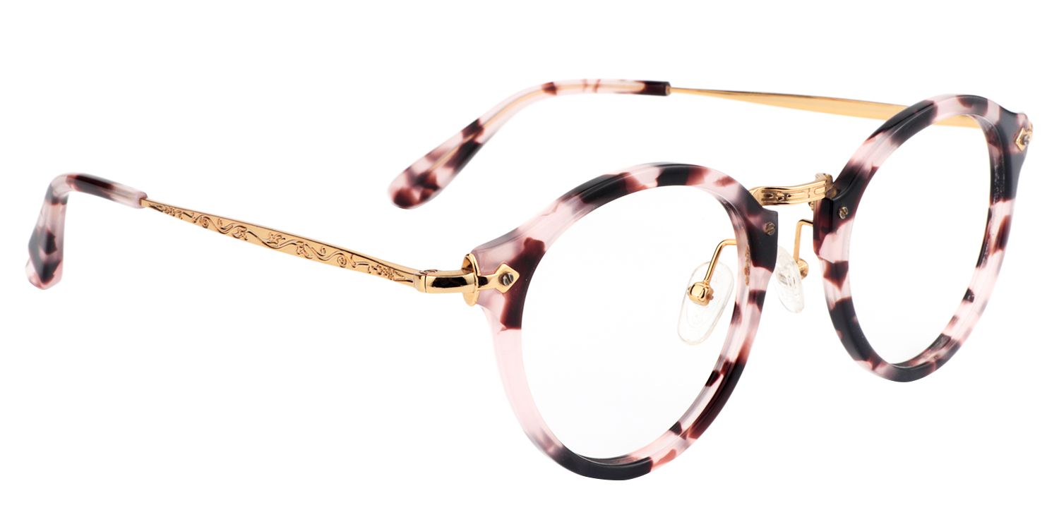 Round Red Tortoise Glasses | Zeelool Glasses2