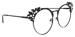 Falecia Cateye Black Glasses1