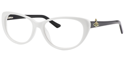 Isaiah Cateye White Glasses2