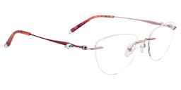 Cyndi Oval Light Purple Glasses2