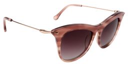 Joyce Cat-eye Brown Sunglasses2