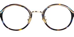 Beale Round Blue&Black Glasses2