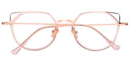 Mary Cute Cat Eye Pink Glasses5