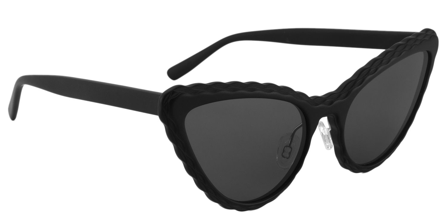 Cat eye Black Sunglasses | Zeelool Sunglasses3