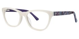 Carina Rectangle White Glasses2
