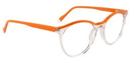 Fanny Round Orange Glasses2