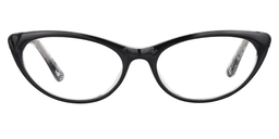Kelly Cat Eye Black Glasses0