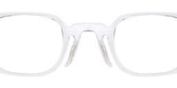 Jasmine  Rectangle Clear Glasses 2
