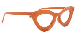 Quennell Cateye Burnt Orange Glasses2