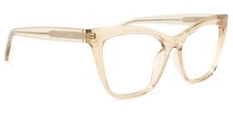 Raegan Cateye Beige Glasses2