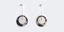 Vintage Round Shaped Silver Earrings1