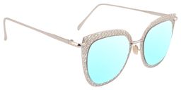 Sharon Cat-eye Gray Sunglasses3