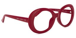 Elissa Oval Red Glasses1