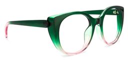 Migdalia Cateye Dark-Green Glasses2