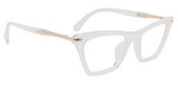 Aicken Square White Glasses3