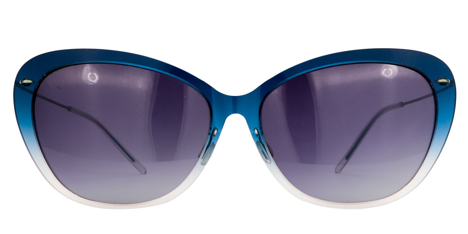 Cat-eye Blue Sunglasses | Zeelool Sunglasses0