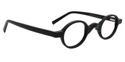 Ailwyn Round Black Glasses3
