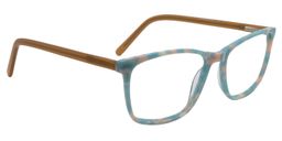 Akihito Rectangle Blue Pattern Glasses3