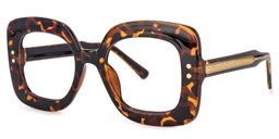 Eloise Square Tortoise Glasses1