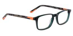 Rowan Rectangle Dark Green Glasses3