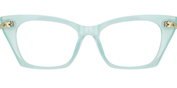 Nelly Cat Eye Green Glasses3
