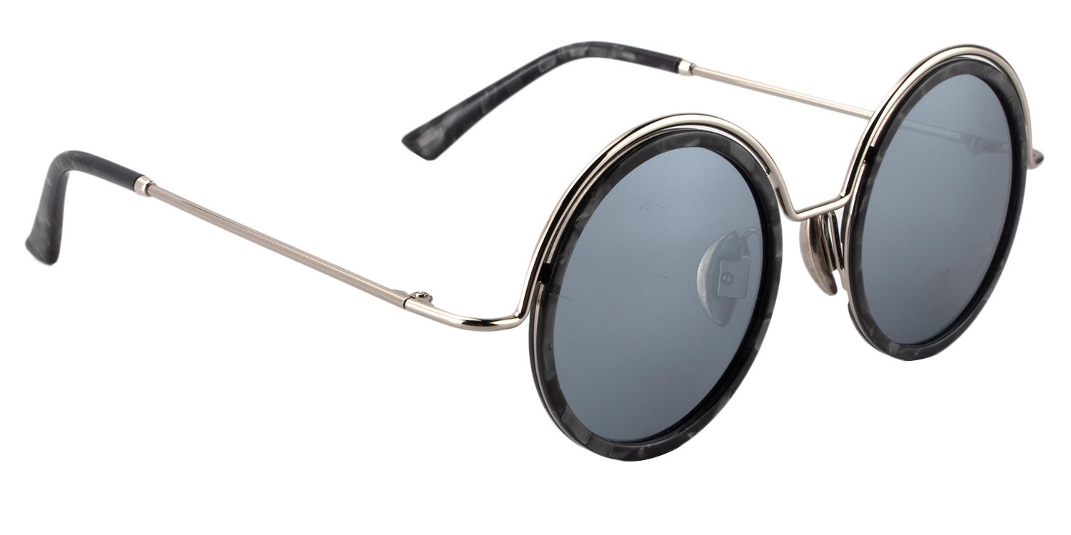 Round Gray Tortoise Sunglasses | Zeelool Sunglasses2