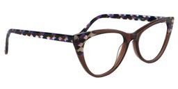 Jill Cateye Light Brown Glasses3
