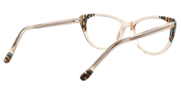 Tamara Cat Eye Beige Glasses5