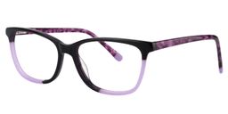 Amanda Rectangle Purple Glasses2