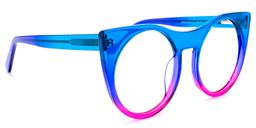 Zora Cateye Blue-Purple Glasses2